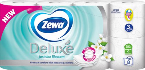 Zewa Deluxe Jasmine Blossom toaletn papr 3vrstv 8rol